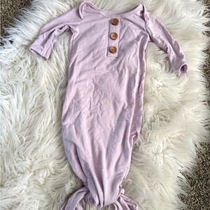 Caden Lane Lavender Knot Gown with Wooden Buttons